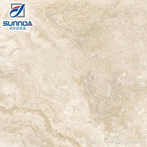 Glazed Polished Porcelain Floor Tile for Hotel Bathroom